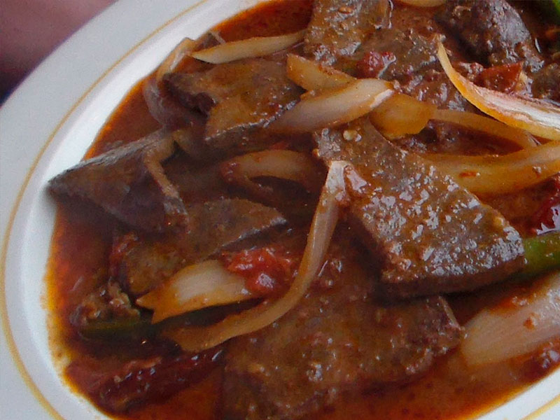 HIGADO GUISADO A LA ESPAÑOLA